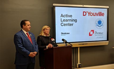 D'Youville Awarded Steelcase Active Learning Center Grant