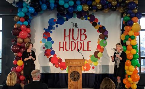 Hub Huddle Showcases Community Improvement