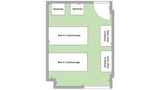 marguerite nonrenovated double room layout 