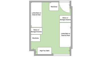 Marguerite renovated double room layout