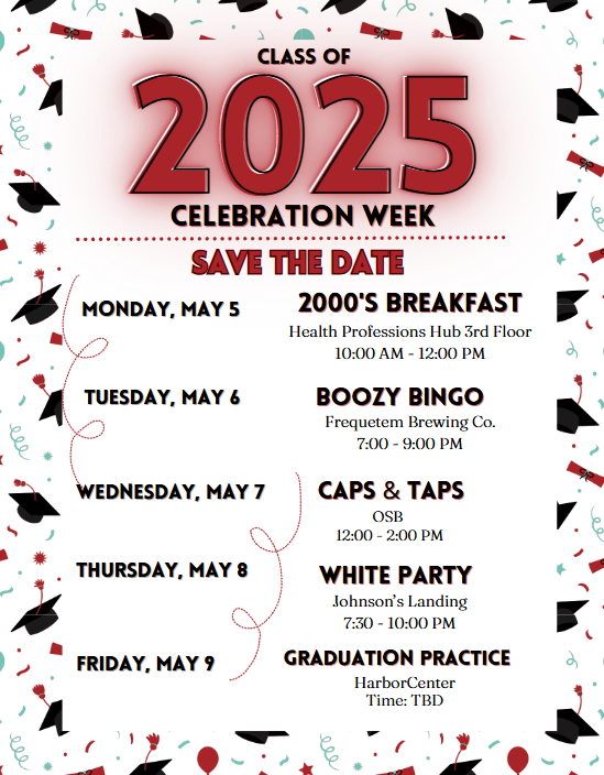 2025 celebration week save the date flyer