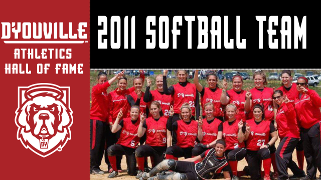 2011 Softball Team, D'Youville Athletics Hall of Fame