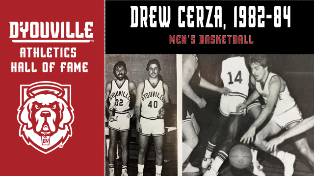 Drew Cerza, 1982-84 Men's Basketball, D'Youville Athletics Hall of Fame